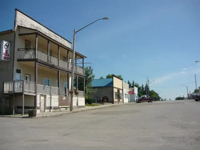 Main Street in Hafford, K Bar Inn